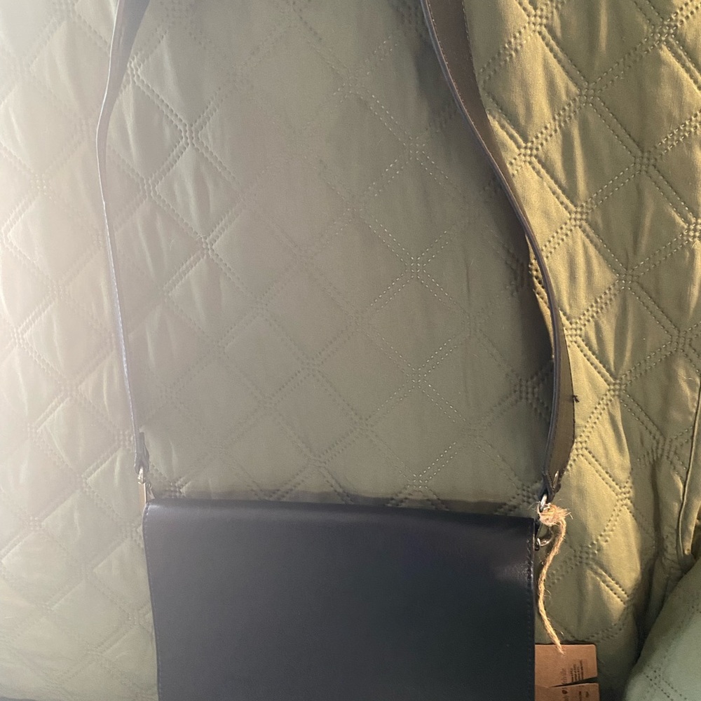 New Brandy ❤️ Melville black leather shoulder bag - Picture 4 of 7